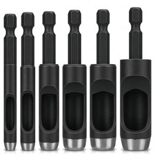 6 Pcs Leather Hole Punch Set Belt Hole Puncher for Leather Belts, Watch Ban...