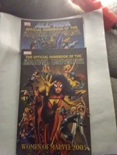 Lot of 2 Official Hand Book of The Marvel Universe Comic Books Marvel Comics