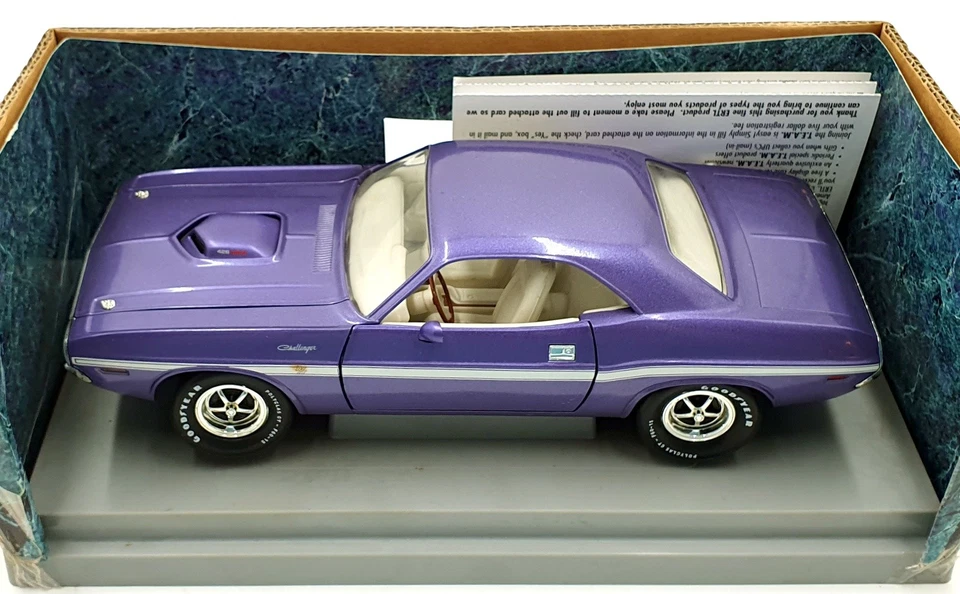 Ertl 1/18 Scale Diecast 7252 - 1970 Dodge Challenger T/A - Met Purple - Image 4 of 4