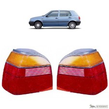 Depo / TYC Heckleuchten rot SET passt für VW Golf III 1H1 ab Baujahr 91-97