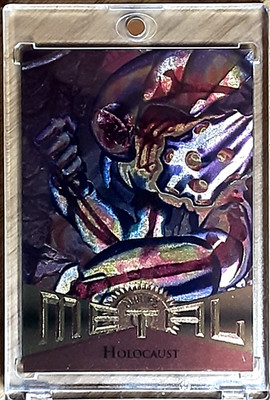 1995 Fleer Marvel Metal Card 5 HOLOCAUST.