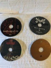 METAL CD COLLECTION LOT WITH CASES NEAR MINT ...