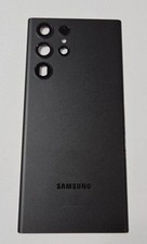 Galaxy S22 Ultra Back Cover Comes with Adhesive Tape and Camera lens Black .