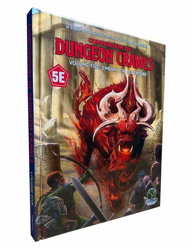 Compendium of Dungeon Crawls Vol 5: A Collection of Quests (5E)
