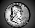 1957 D # 2 50C FRANKLIN HALF DOLLAR