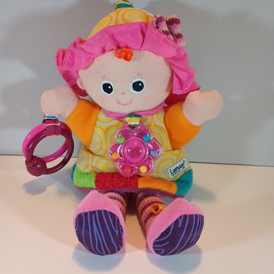 Lamaze My Friend Emily Plush Baby Doll Sensory Development Rattle Crinkle Toy