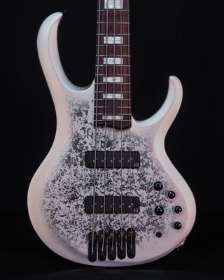 Ibanez Limited BTB25TH5 5-String Bass, Silver Blizzard Matte