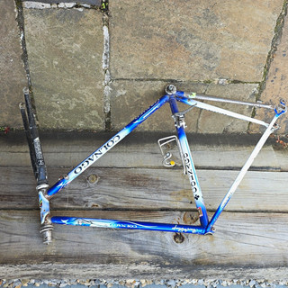 Colnago Dream Carbon Fibre Frame & Fork 57cm 700C Blue/White Road Bike