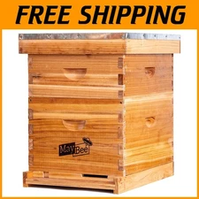 Deluxe Beehive Starter Kit - Durable Cedarwood Frames