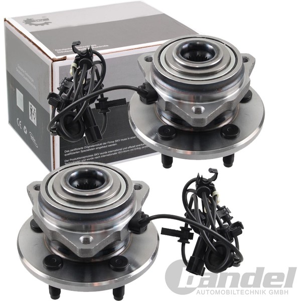 2X SKV Radnabe MIT Radlager UND ABS-SENSOR Vorne Passend FüR Jeep Cherokee (Kj)-image