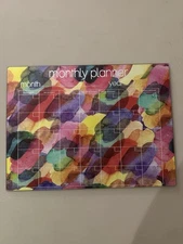 Bright Multicolor  Glass Monthly Planner