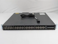 Cisco WS-C3650-48FS-L Catalyst 48 Port PoE+ Gigabit Managed Switch