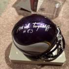 Minnesota Vikings Signed Mini Helmet No Coa