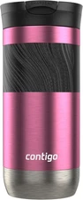 Contigo Byron 2.0 Travel Mug 16 oz Azalea 16oz (Pack of 1), 