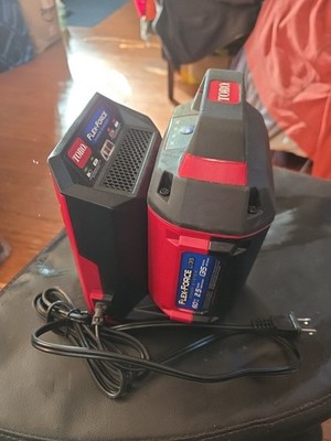 Toro Flex-Force Power System 60V Lithium-Ion Battery LI35 88625 & Charger Tested