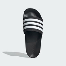 Adidas Adilette Aqua Sliders Black Mens Slip On Pool Gym Sports Slides UK8