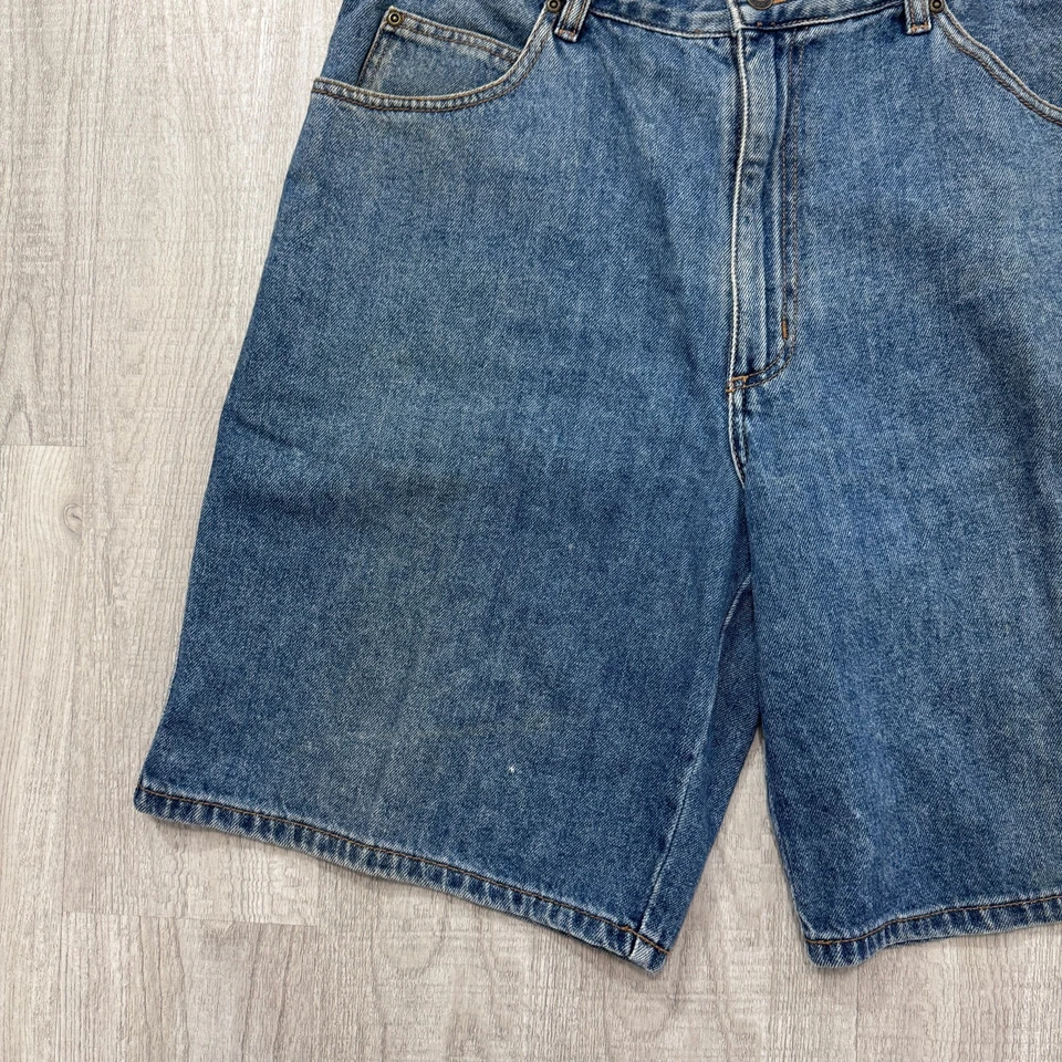 Pantalones Cortos de Jean Falls Creek De Colección Para Hombre 36 Azul 9" Entrepierna Pantalones Cortos y2k Vaquero Occidental Foto 3 de 4