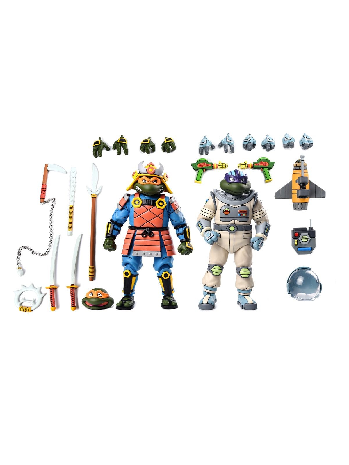 NECA Pack 2 Space Action Figures and Samurai 18Cm