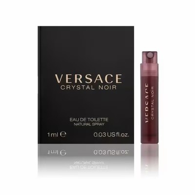 Versace Vial Crystal Noir Eau De Toilette 0.03fl.oz /1ml