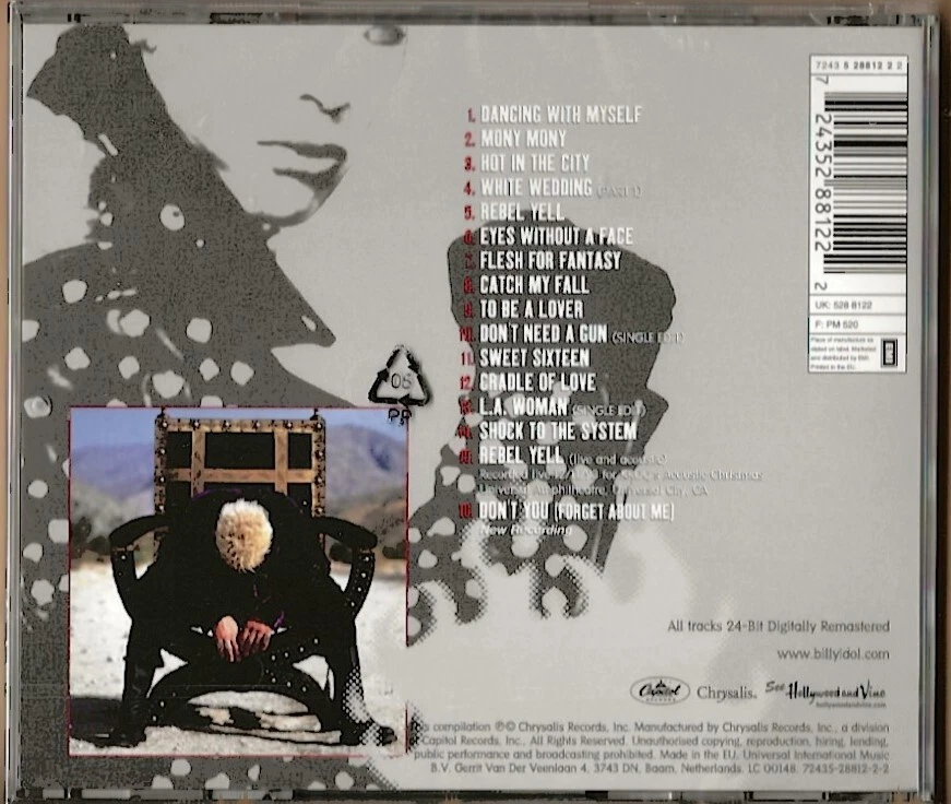 Billy Idol - CD - Greatest Hits - 2001 - NEUWARE! - Bild 2 von 2