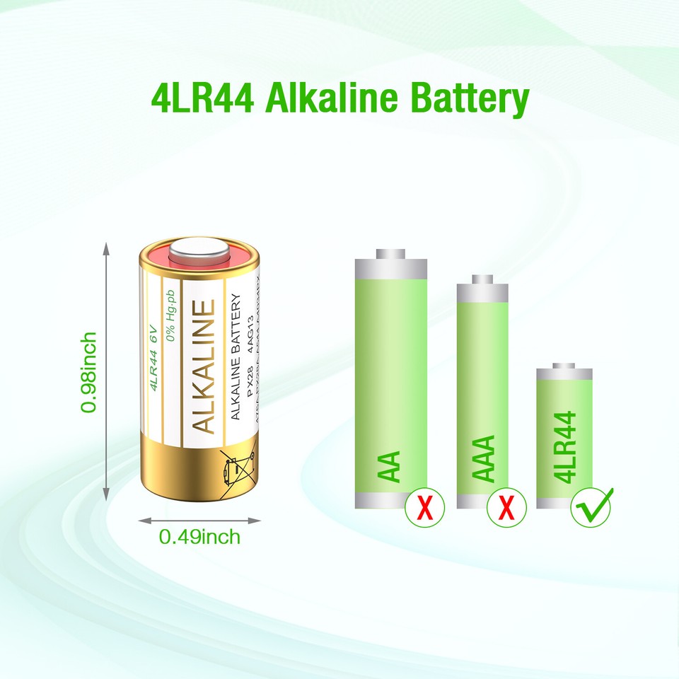 PILA BATTERIA VINNIC ALCALINA 6V 4LR44 476A A544 PX28 4G13 L1325