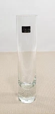The Tuscany Collection Hand Blown Clear Glass Bud Vase