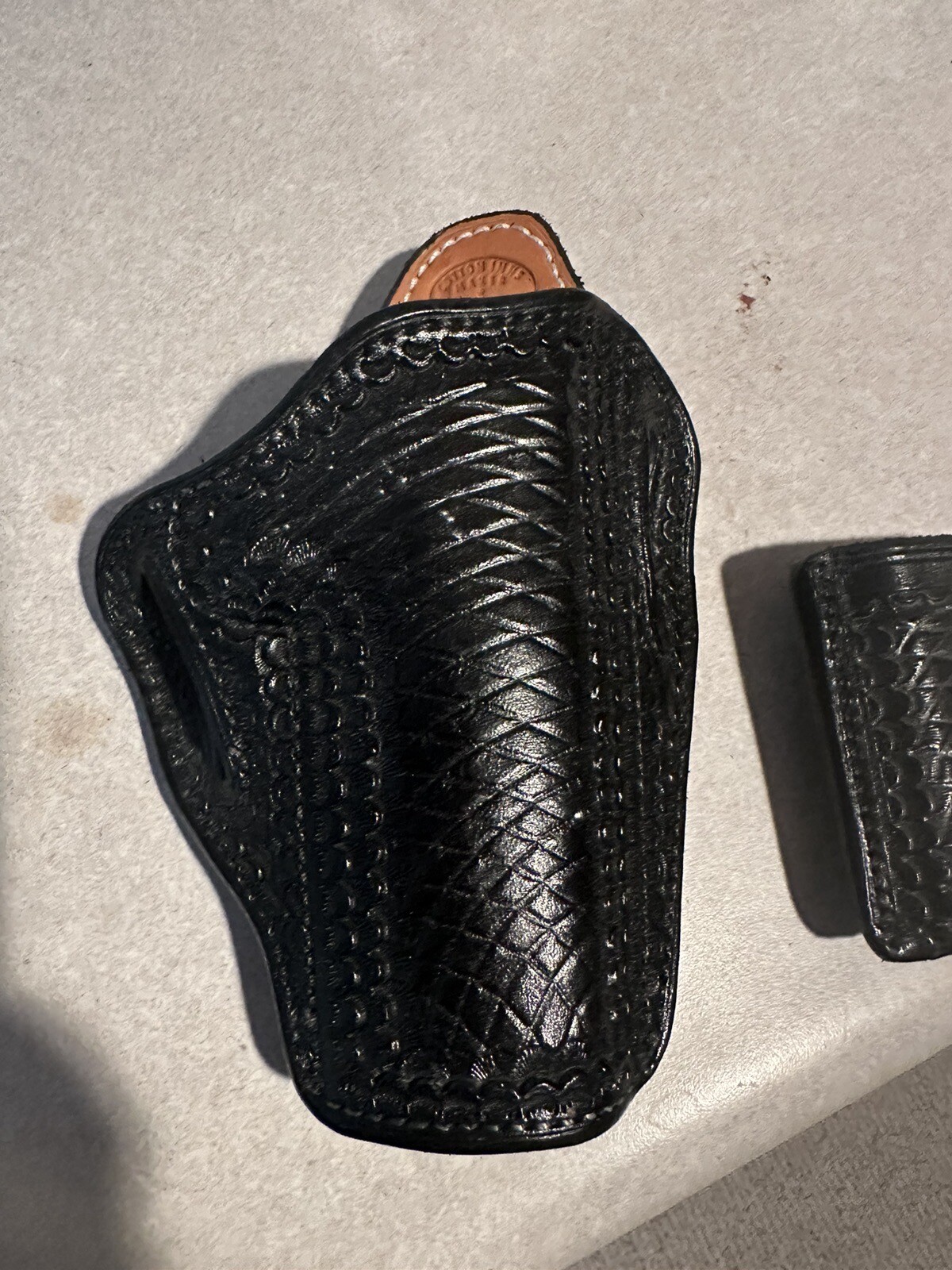 1911 holster preowned leather 5” OWB with Magazine Holder Snakeskin eBay