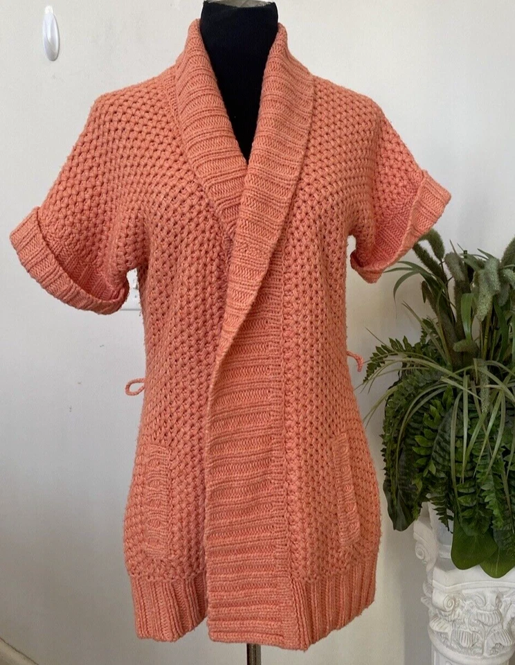 Suéter Cárdigan Chaqueta Lilly Pulitzer Para Mujer Mezcla Lana Melocotón Talla M ¡EXCELENTE ESTADO USADO! $148 Foto 3 de 4