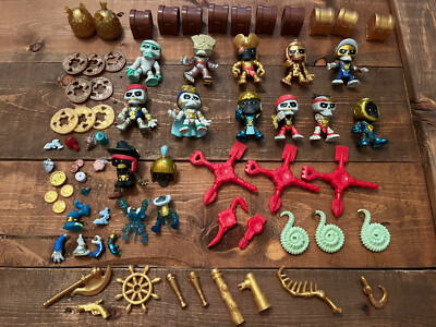 Large Lot of Moose Treasure X Figures & Weapons