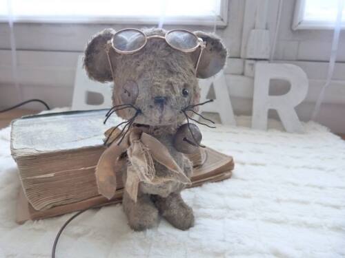  Mohair/Viscose Vintage Mouse Kit , 5 - 5,5 Inch, Incl. Glasses - Picture 1 of 2
