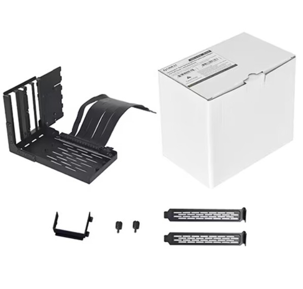 LIAN LI Universal 4 Slots Vertical Gpu kit with Gen 4 VG4-4-V2X