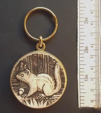 Chipmunk Key Chain New Keychain Animal Nature