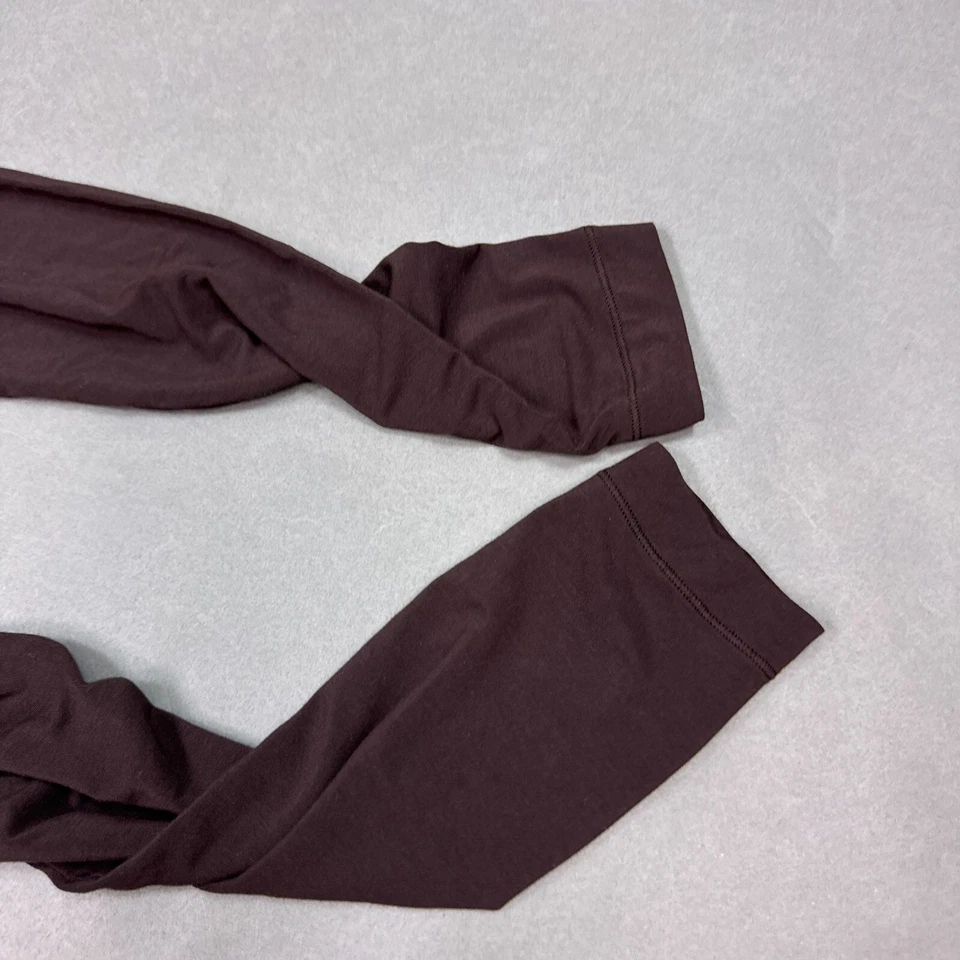 Camisa Lululemon Mujer 8 Marrón Modal Plisada Espalda Correr Entrenamiento Gimnasio Yoga Absorción Foto 4 de 4