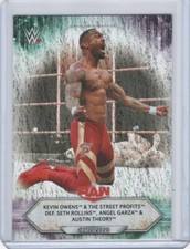 2021 Topps WWE Foilboard #44 Kevin Owens & The Street Profits