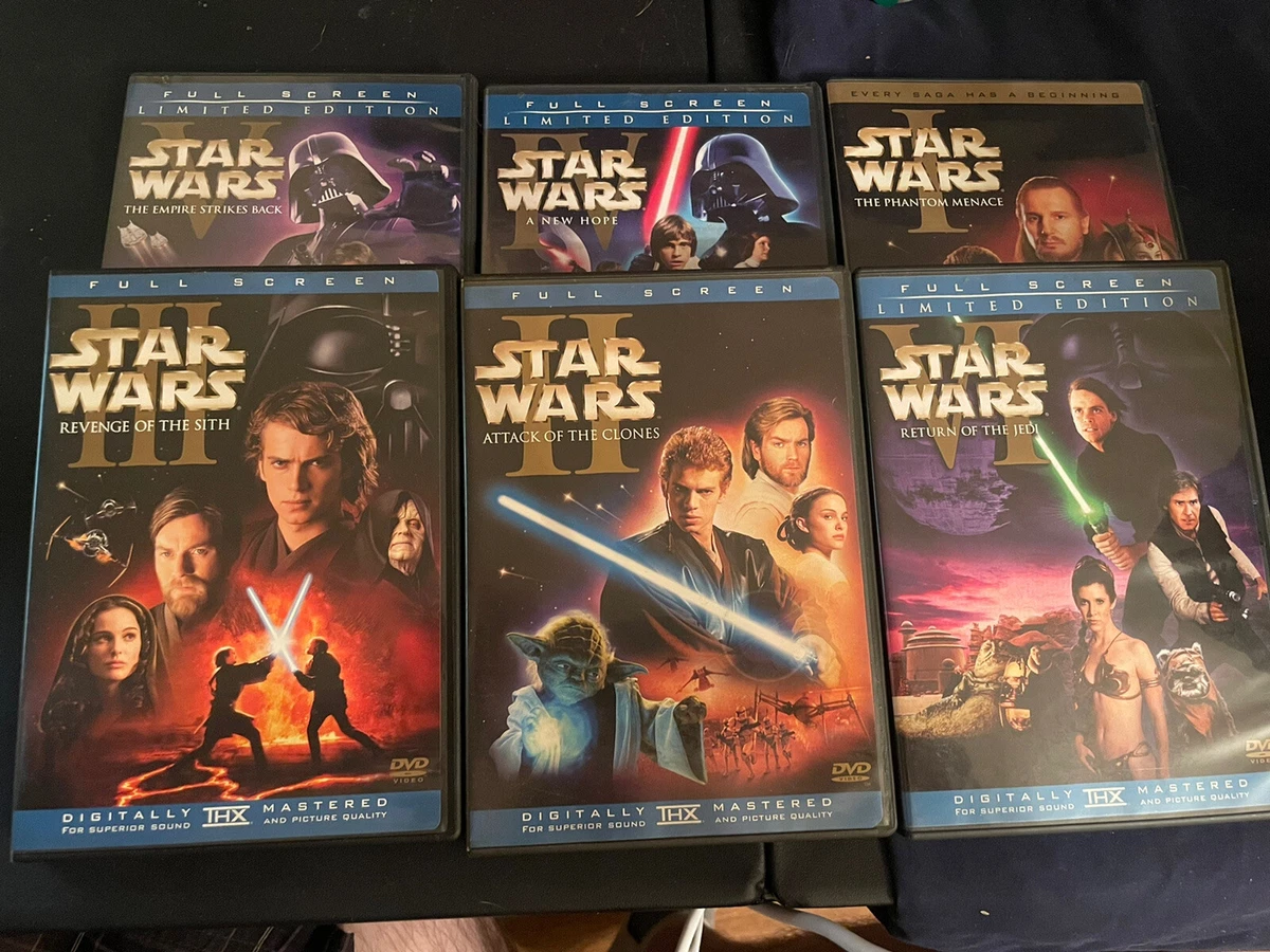 Star Wars films on DVD Episodes 1 9 With Rogue One Solo Ewok