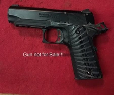 Tough Pair of Black G10 Grips in Sunburst  for Browning 1911 Black Label Models!