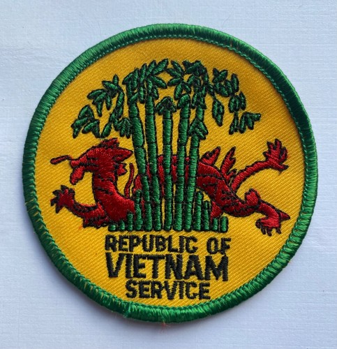 Republic Of Vietnam Service Dragon And Bamboo Design Veteran Military Patch NOS