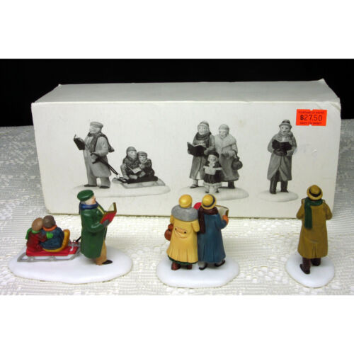 Abt. 56 Caroling Thru the City 5548-4 Heritage Village 3-teiliges Zubehör 1991 - Bild 2 von 6