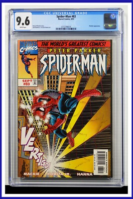 Spider-Man #83 CGC Graded 9.6 Marvel September 1997 White Pages