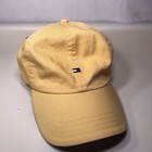 Tommy Hilfiger Vintage Men's Baseball Hat 100% Cotton Leather Strap Logo 2005