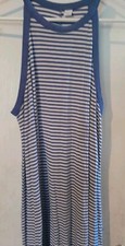 Old Navy Striped Simple Womens Size Medium Simple Summer Dress Comfy