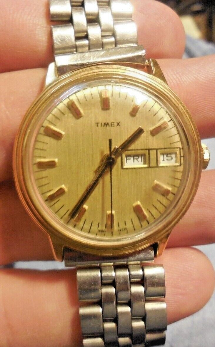 【ヴィンテージ】タイメックス　timex waterproof 1976 Vintage Timex Automatic Water&Dust Resistant Watch