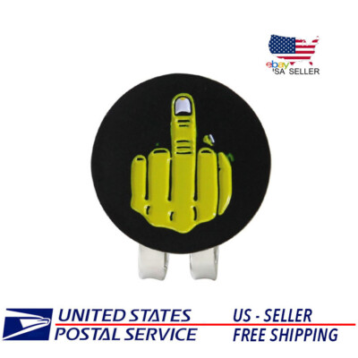 Golf Ball Marker with Hat Clips for Golfer, Removable Attaches Magnetic