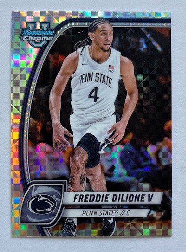 Freddie Dilione V - 2025 Bowman Chrome U #96 - Xfractor - Penn St. - Picture 2 of 3