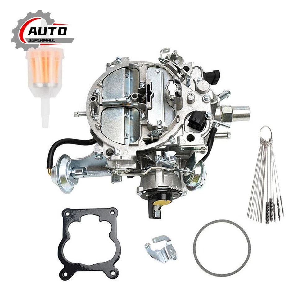 4-Barrel Carburetor For 1981-1990 Oldsmobile Buick Cadillac 307 CU 5.0L Engine Foto 4 de 4