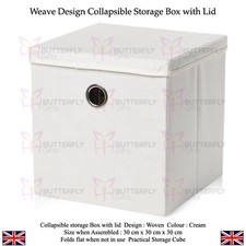 Large Collapsible Storage Box Folding Jumbo Storage Chest Kids Room Toy Boxes