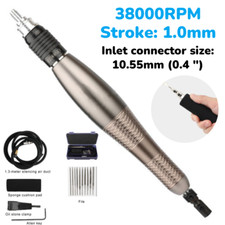 1mm 38000RPM Pneumatic File Air Engraving Grinding Tool Turbo Ultrasonic Grinder