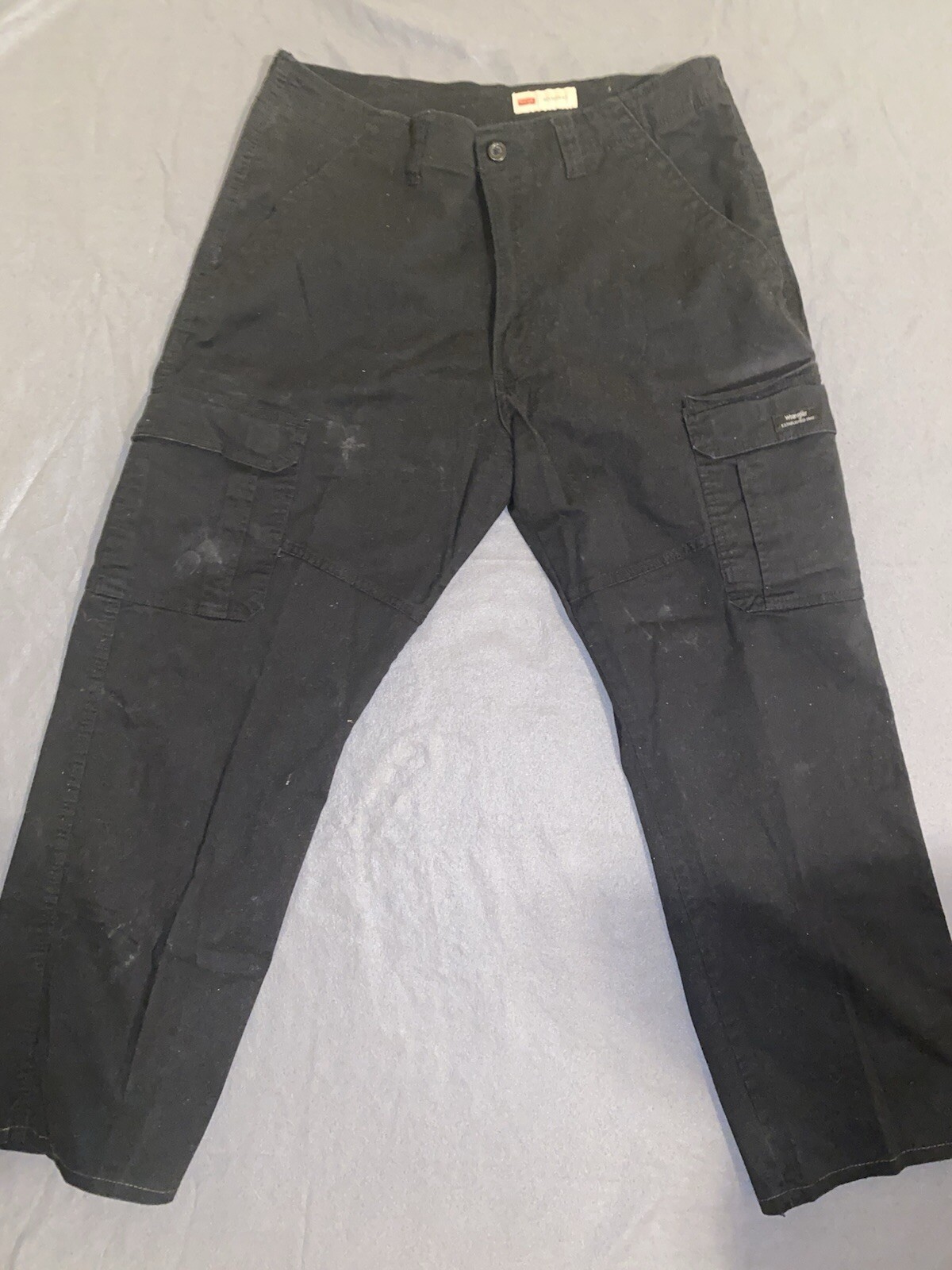 Levi Strauss Relaxed Fit Cargo Pants Light Black Mens Size 33x30 Workwear