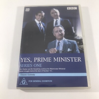 Yes Prime Minister Series One BBC DVD Region 4 PAL Television Drama