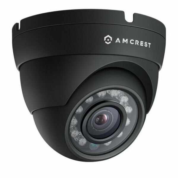 Amcrest True HD Analog Weatherproof Black Dome Camera Amc721dm36 for